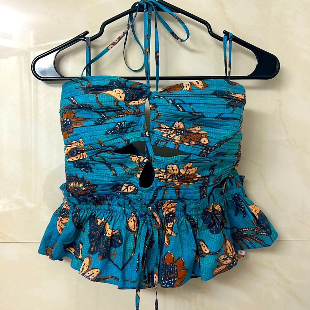 Ulla Johnson strapless halter top size 4